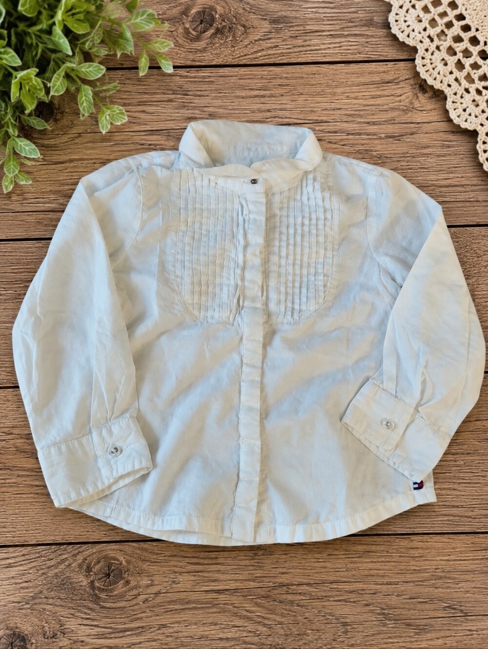 Size 2 toddler Tommy Hilfiger white blouse